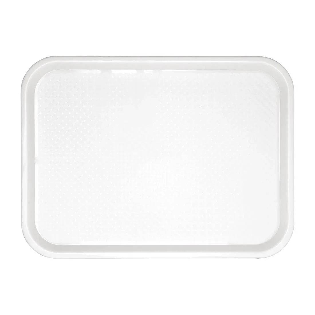 GF997 Kristallon Polypropylene Fast Food Tray White Large 450mm - JD Catering Equipment Solutions Ltd