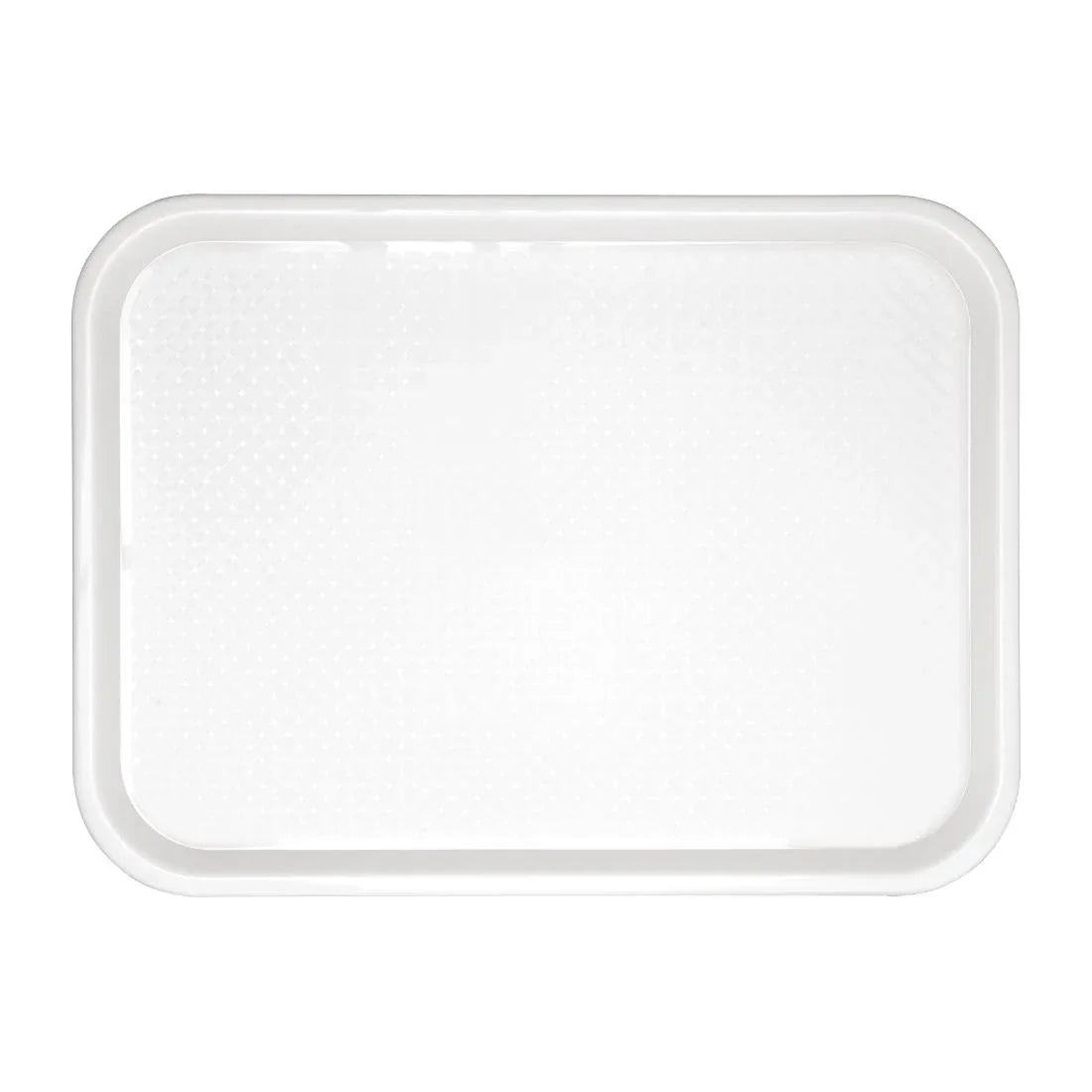 GF997 Kristallon Polypropylene Fast Food Tray White Large 450mm - JD Catering Equipment Solutions Ltd