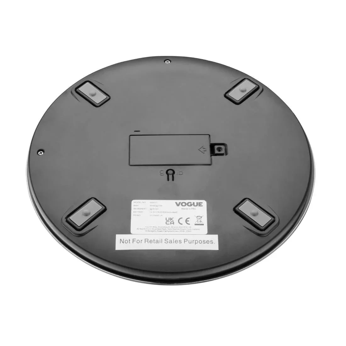 GG017 Weighstation Electronic Round Scales 5kg - JD Catering Equipment Solutions Ltd