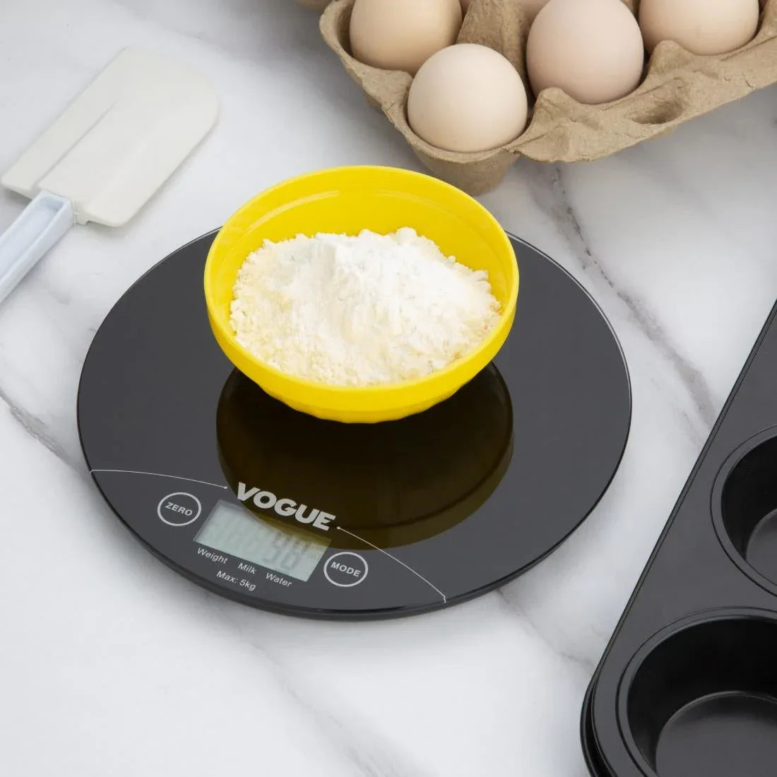 GG017 Weighstation Electronic Round Scales 5kg - JD Catering Equipment Solutions Ltd