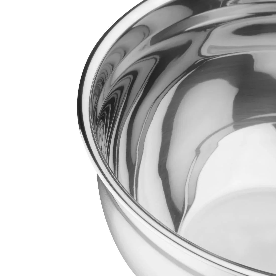 GG022 Vogue Stainless Steel Bowl with Silicone Base 5Ltr - JD Catering Equipment Solutions Ltd