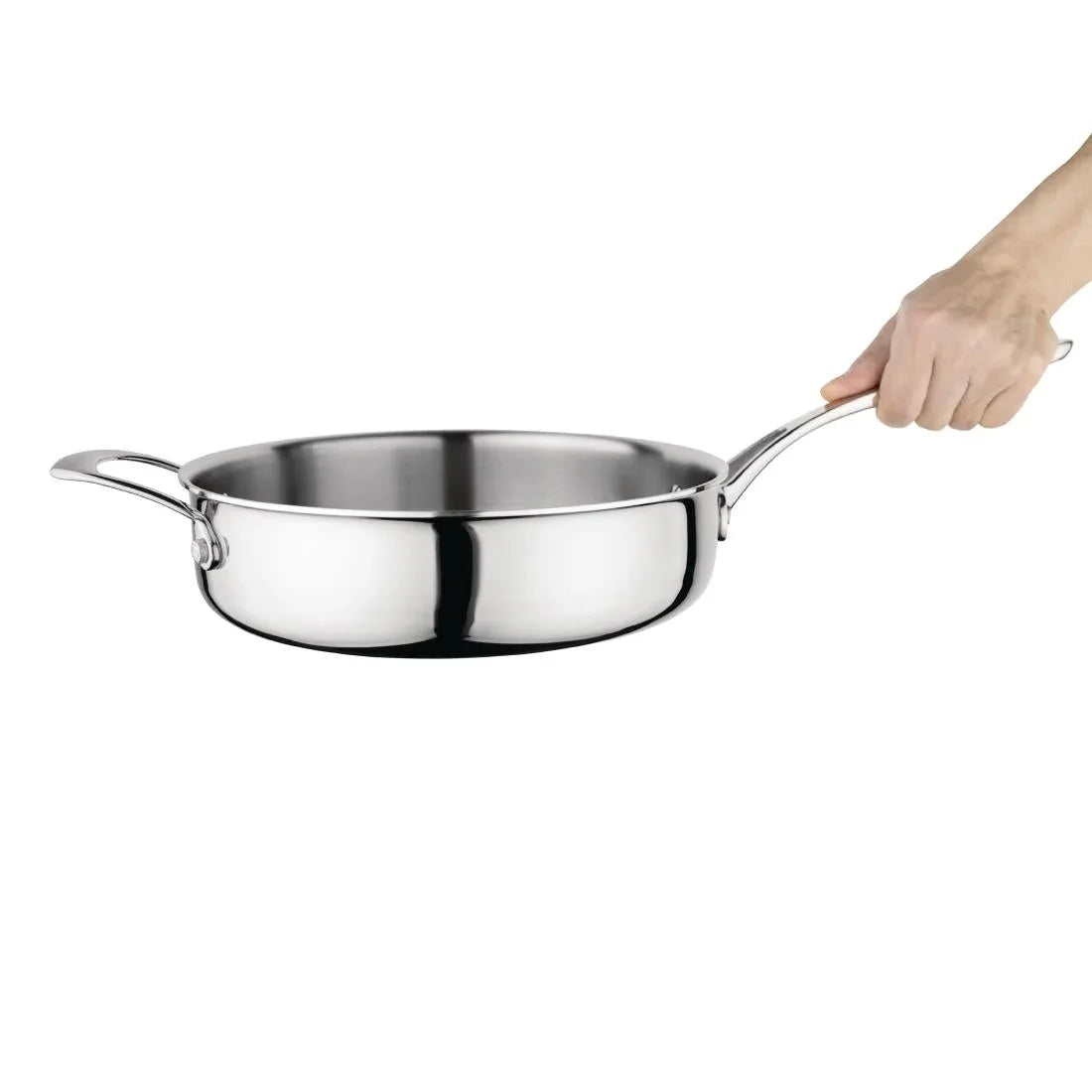 GG031 Vogue Tri Wall Saute Pan 240mm - JD Catering Equipment Solutions Ltd