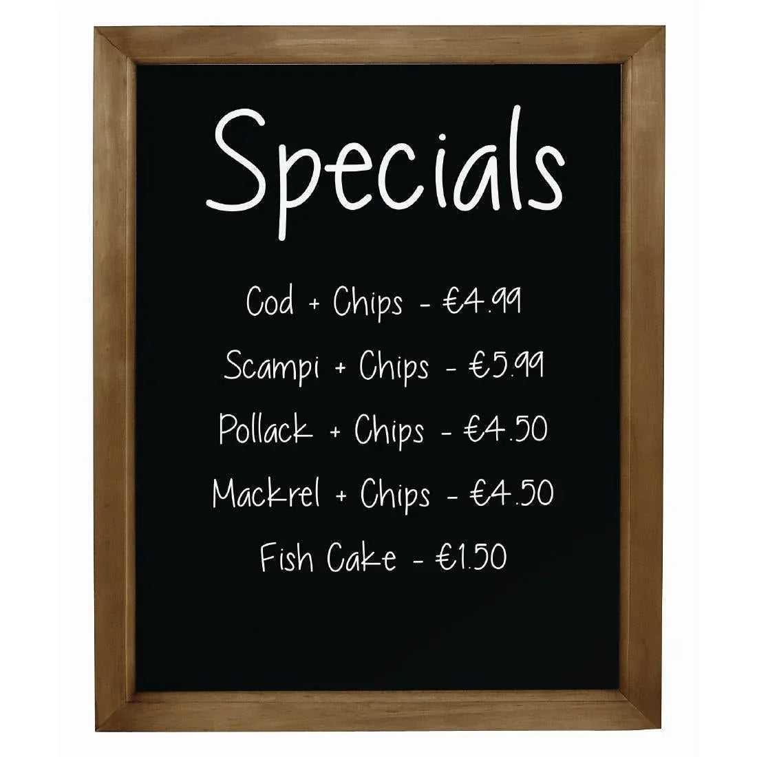 GG107 Olympia Wall Mounted Chalkboard 600 x 800mm JD Catering Equipment Solutions Ltd