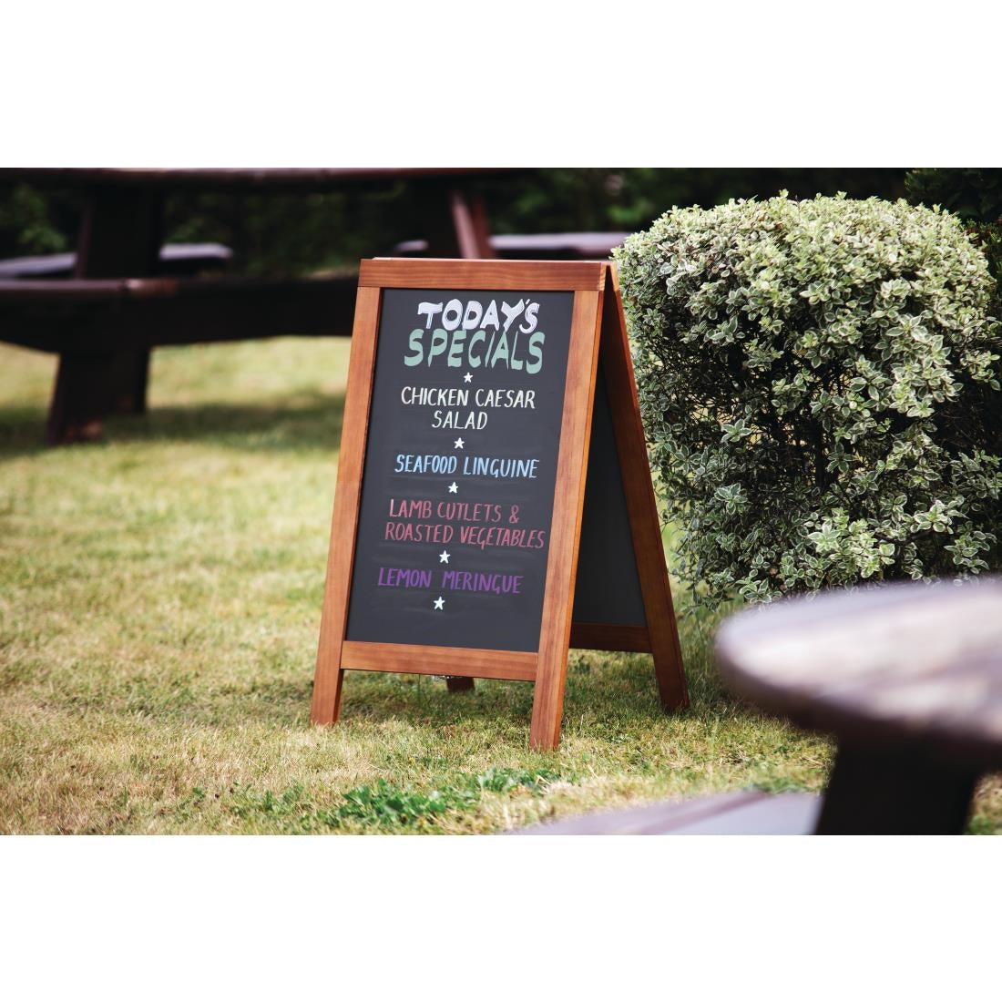 GG109 Olympia Pavement Board 1200 x 700mm Wood Framed JD Catering Equipment Solutions Ltd