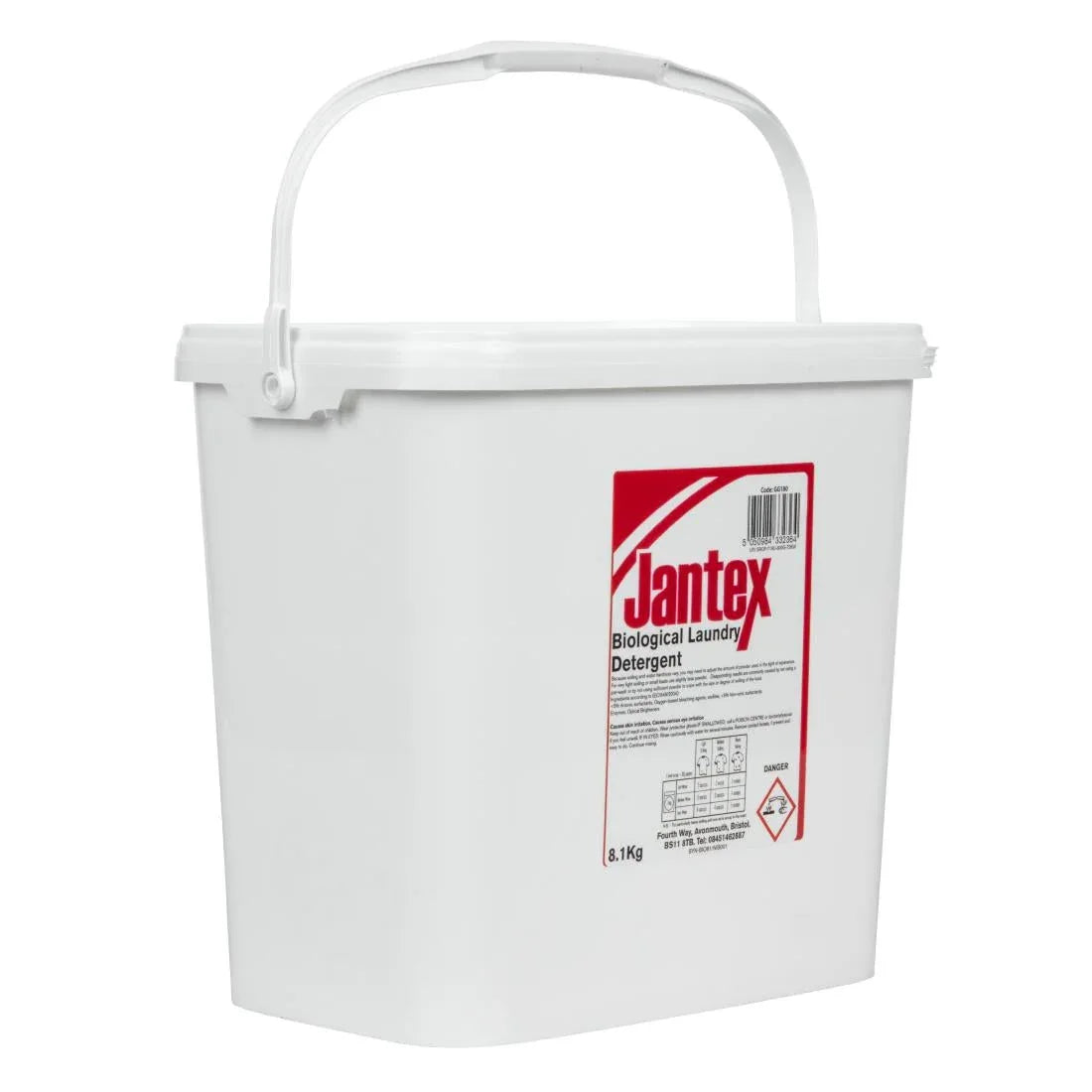 GG180 Jantex Biological Laundry Detergent Powder 8.1kg - JD Catering Equipment Solutions Ltd