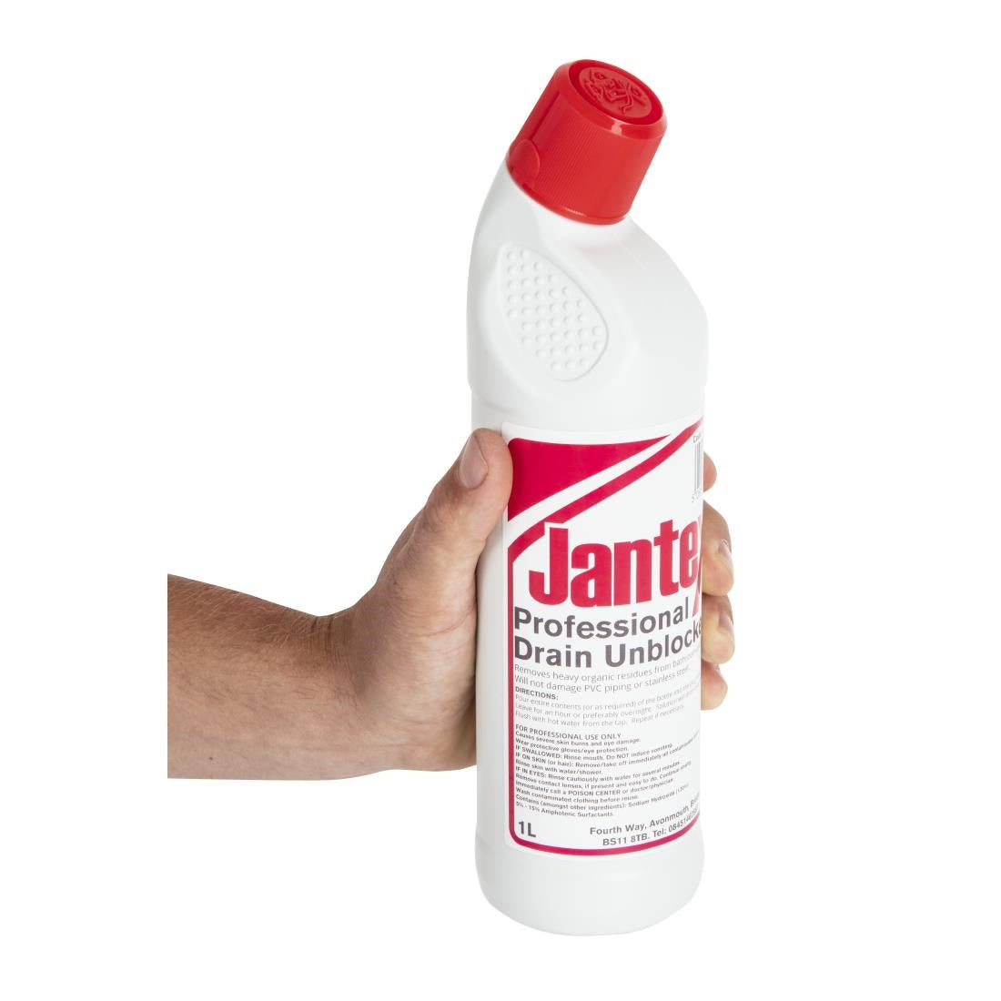 GG189 Jantex Drain Unblocker Ready To Use 1Ltr JD Catering Equipment Solutions Ltd