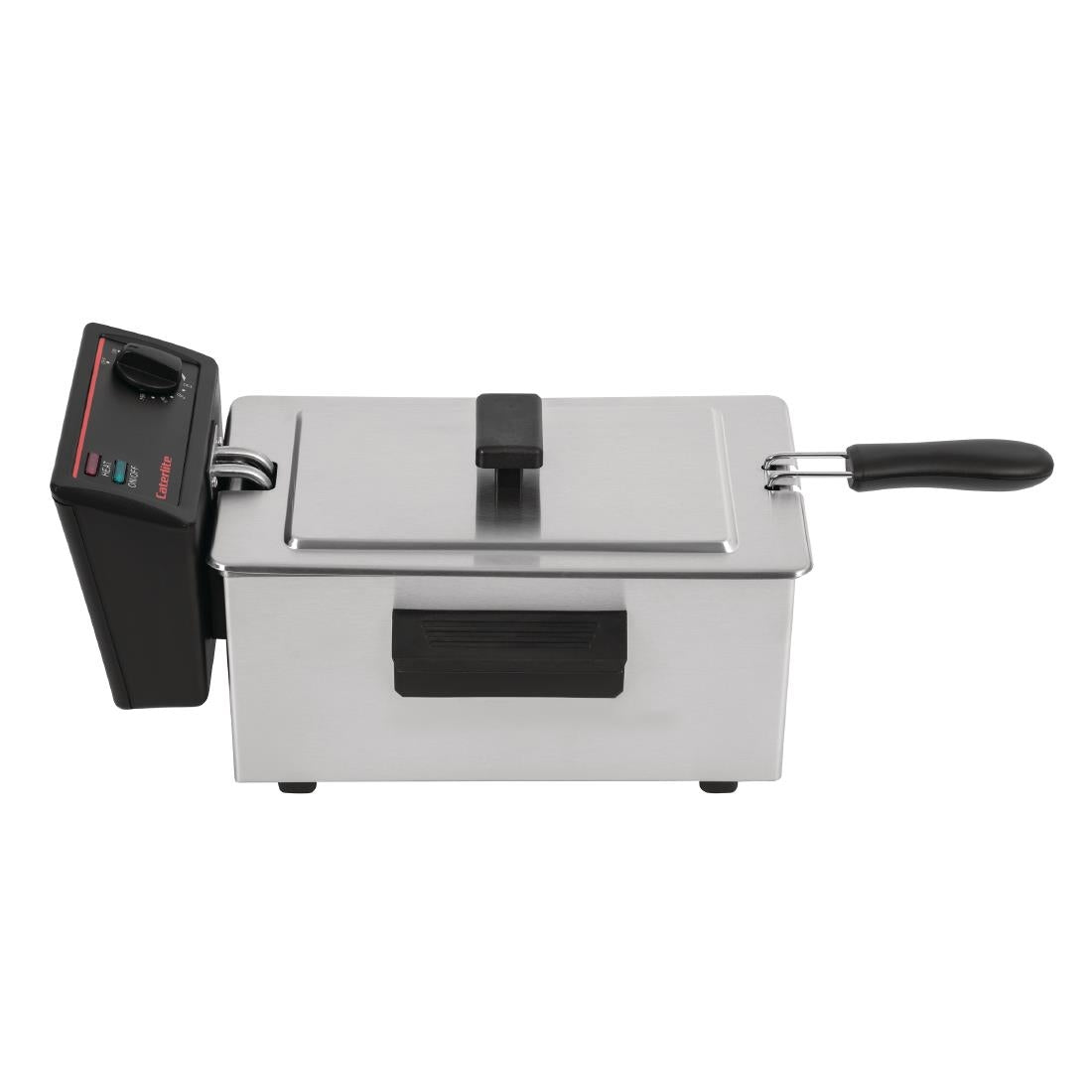 GG198 Caterlite Light Duty Single Tank Single Basket Countertop Electric Fryer 2kW JD Catering Equipment Solutions Ltd