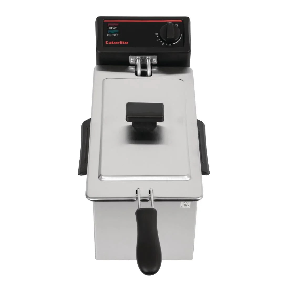 GG198 Caterlite Light Duty Single Tank Single Basket Countertop Electric Fryer 2kW - JD Catering Equipment Solutions Ltd