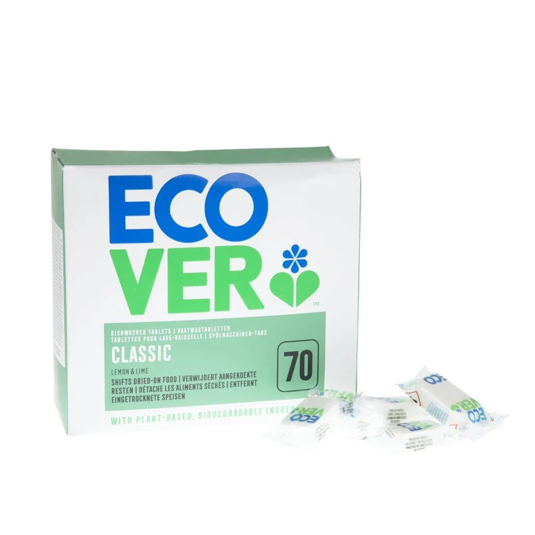 GG200 Ecover Dishwasher Detergent Tablets (70 Pack) - JD Catering Equipment Solutions Ltd