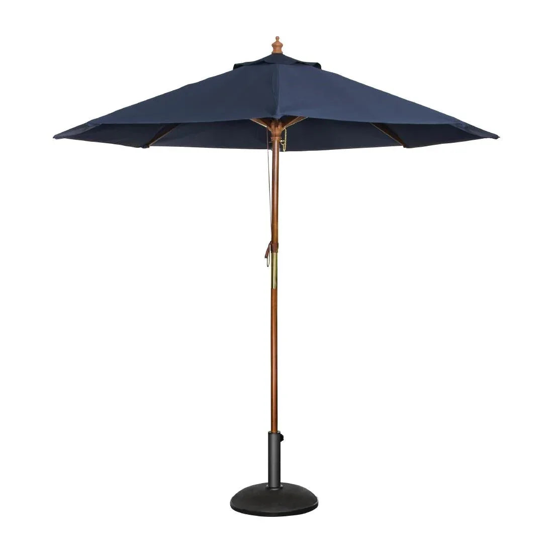 GG497 Bolero Round Parasol 3m Diameter Navy Blue - JD Catering Equipment Solutions Ltd