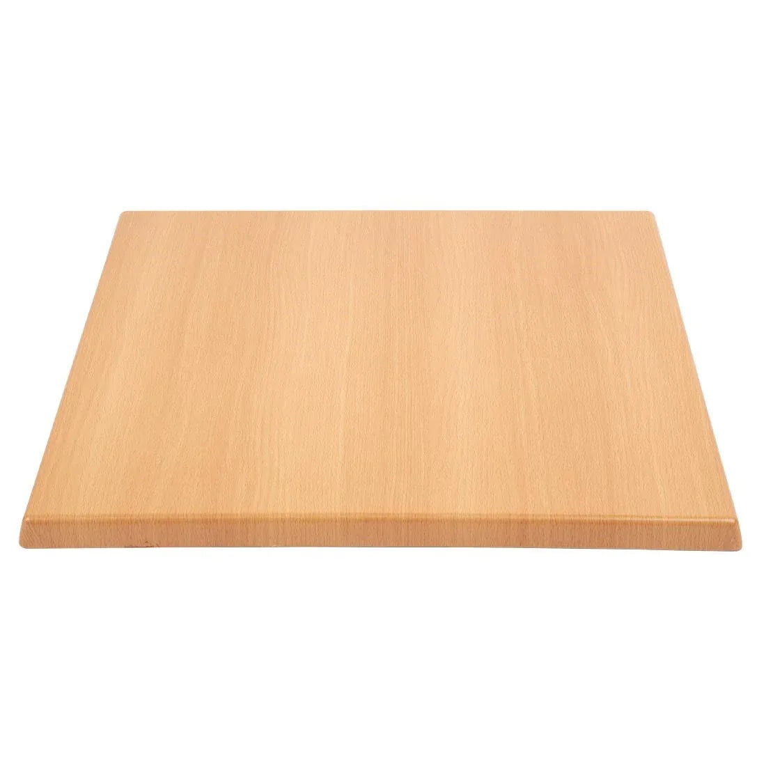 GG634 Bolero Pre-drilled Square Table Top Beech Effect 600mm - JD Catering Equipment Solutions Ltd