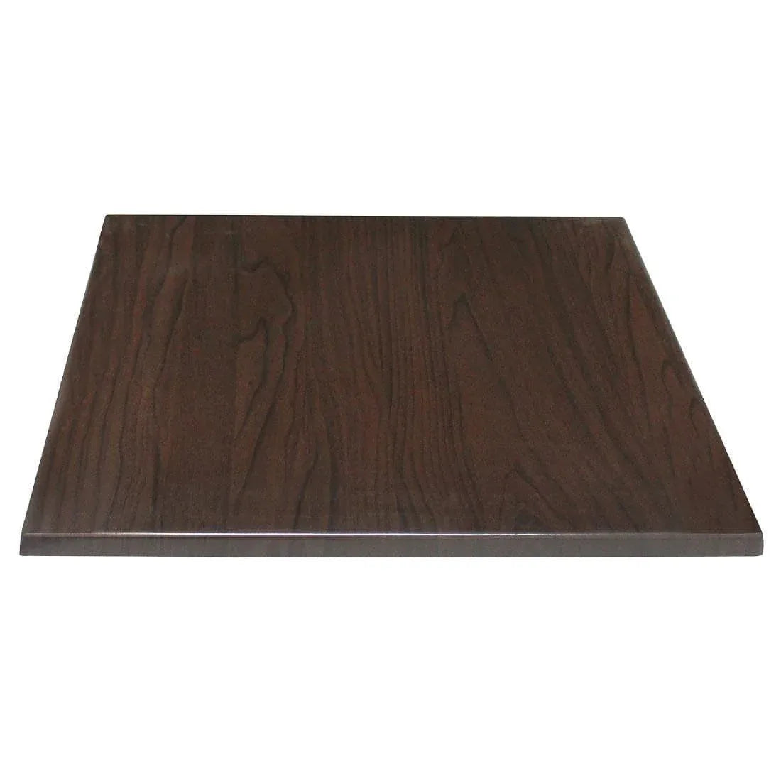 GG639 Bolero Pre-drilled Square Table Top Dark Brown 700mm - JD Catering Equipment Solutions Ltd
