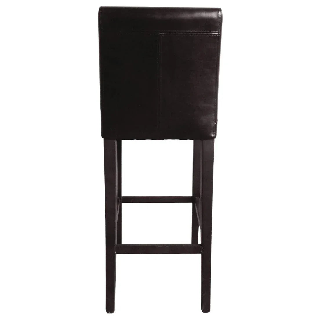 GG652 Bolero Faux Leather High Bar Stool Brown (Single) - JD Catering Equipment Solutions Ltd