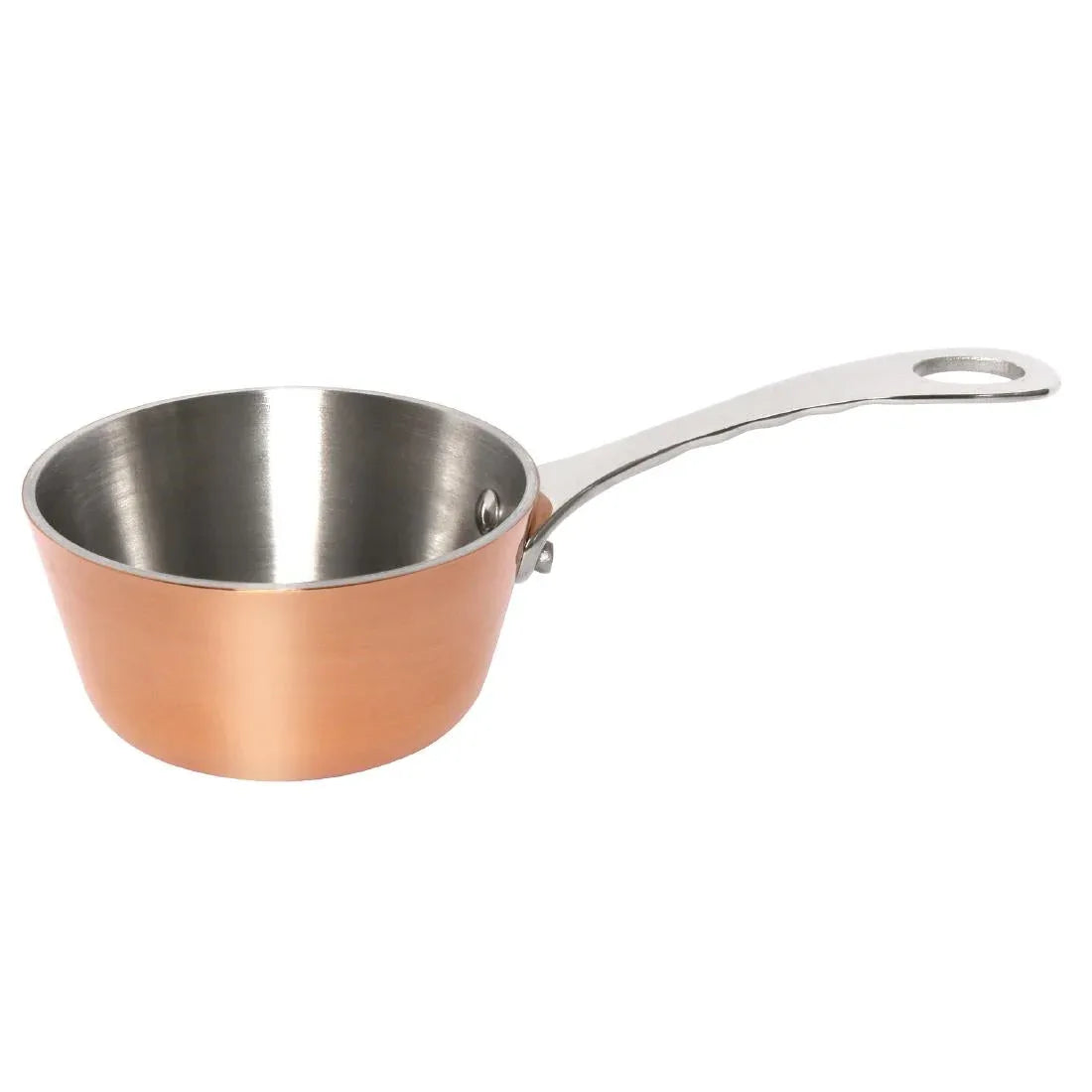 GG761 Vogue Mini Copper Tri Wall Saute Pan 85mm - JD Catering Equipment Solutions Ltd