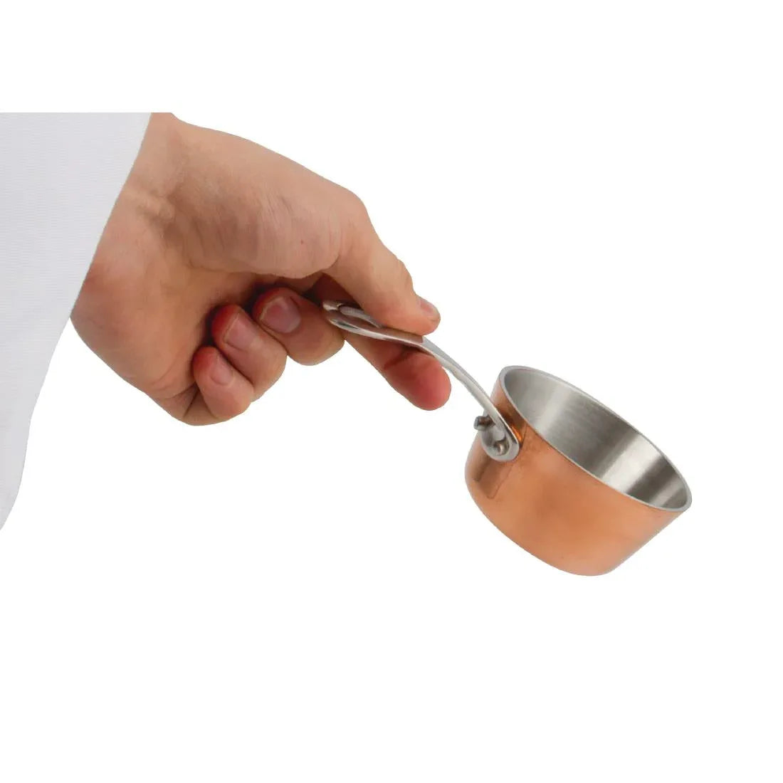 GG761 Vogue Mini Copper Tri Wall Saute Pan 85mm - JD Catering Equipment Solutions Ltd