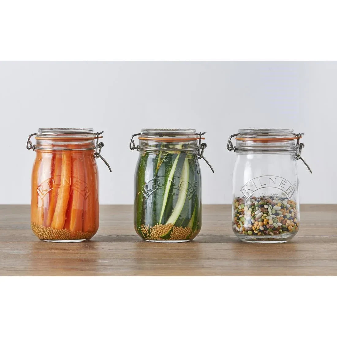 GG782 Kilner Clip Top Preserve Jar 1000ml - JD Catering Equipment Solutions Ltd