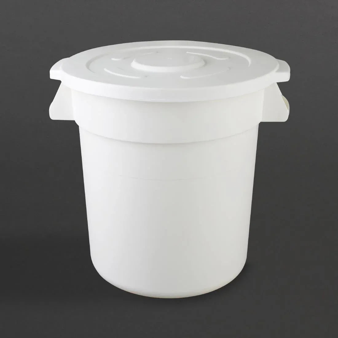GG792 Vogue Polypropylene Round Container Bin White 38Ltr - JD Catering Equipment Solutions Ltd