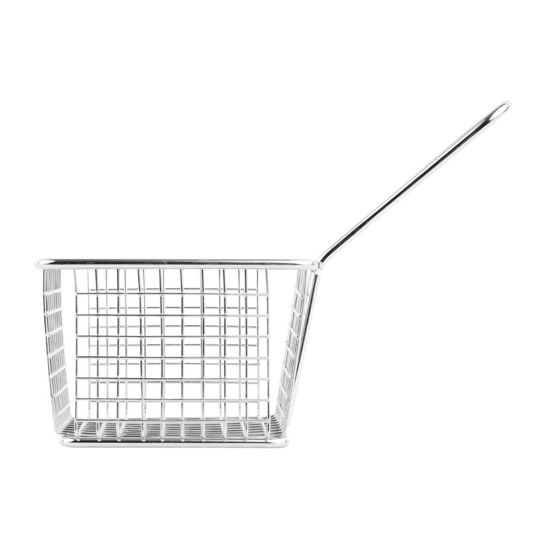 GG867 Olympia Chip basket Square with handle Large JD Catering Equipment Solutions Ltd