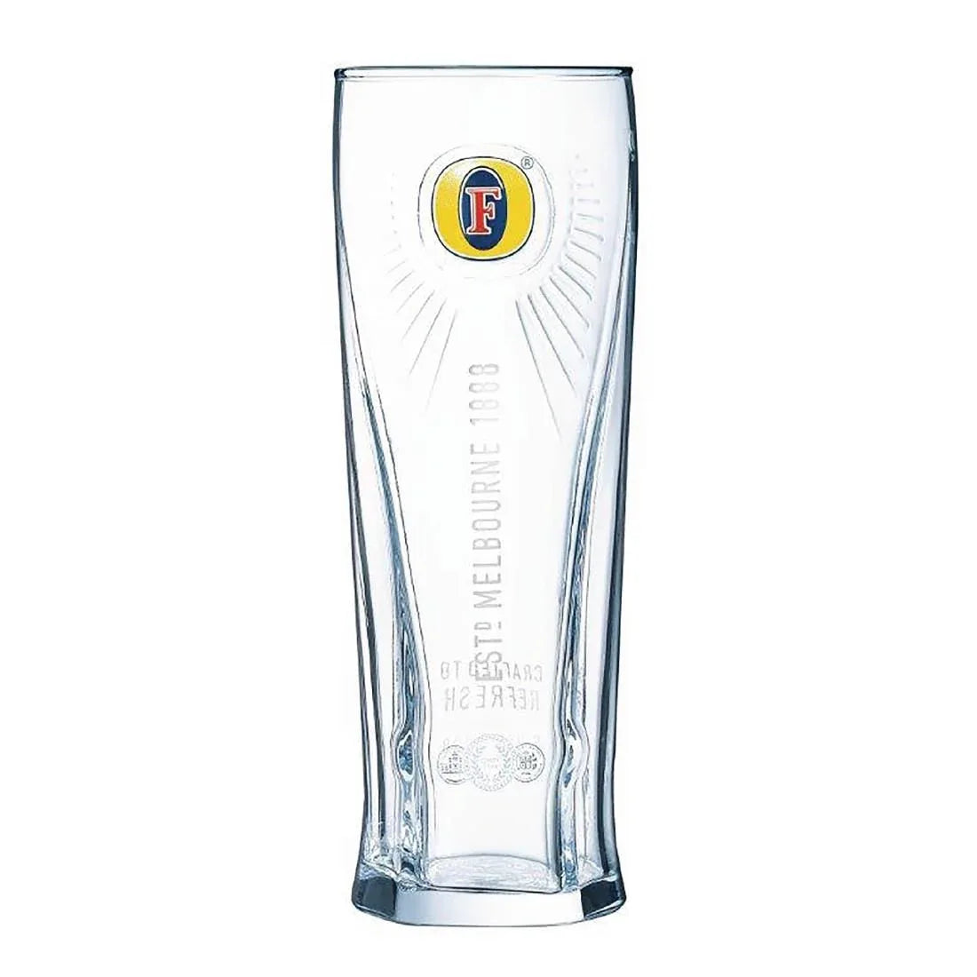 GG890 Arcoroc Fosters Beer Glasses 570ml CE Marked (Pack of 24) - JD Catering Equipment Solutions Ltd