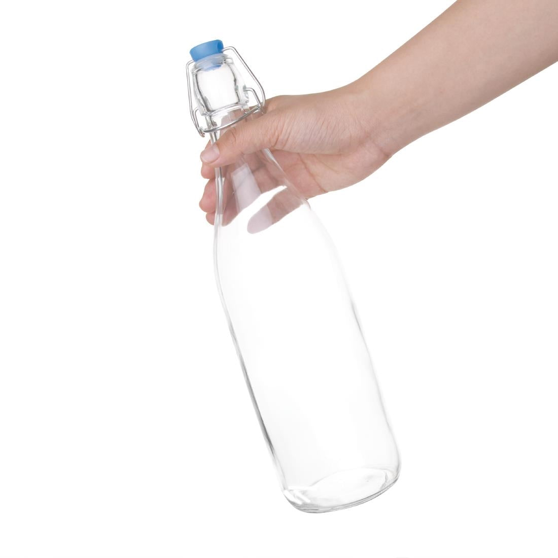 GG930 Olympia Glass Water Bottles 1Ltr (Pack of 6) JD Catering Equipment Solutions Ltd