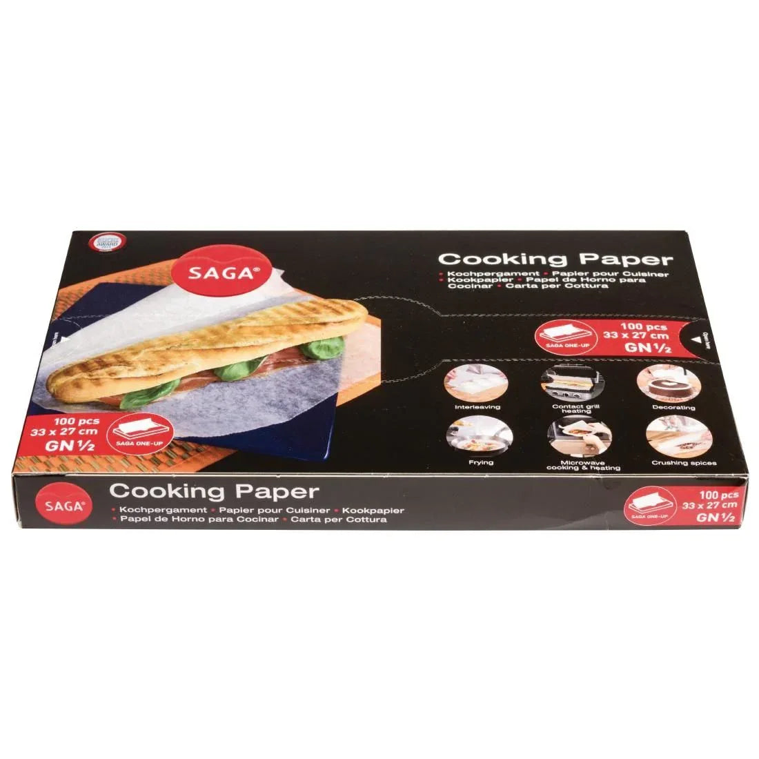 GH038 Panini Paper 330 x 270mm (Pack of 100) - JD Catering Equipment Solutions Ltd