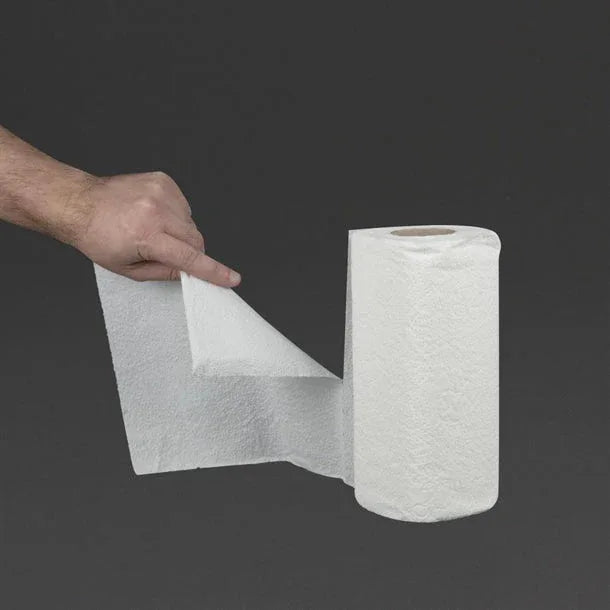 GH065 Jantex Kitchen Rolls White 2-Ply 11.5m (Pack of 24) - JD Catering Equipment Solutions Ltd