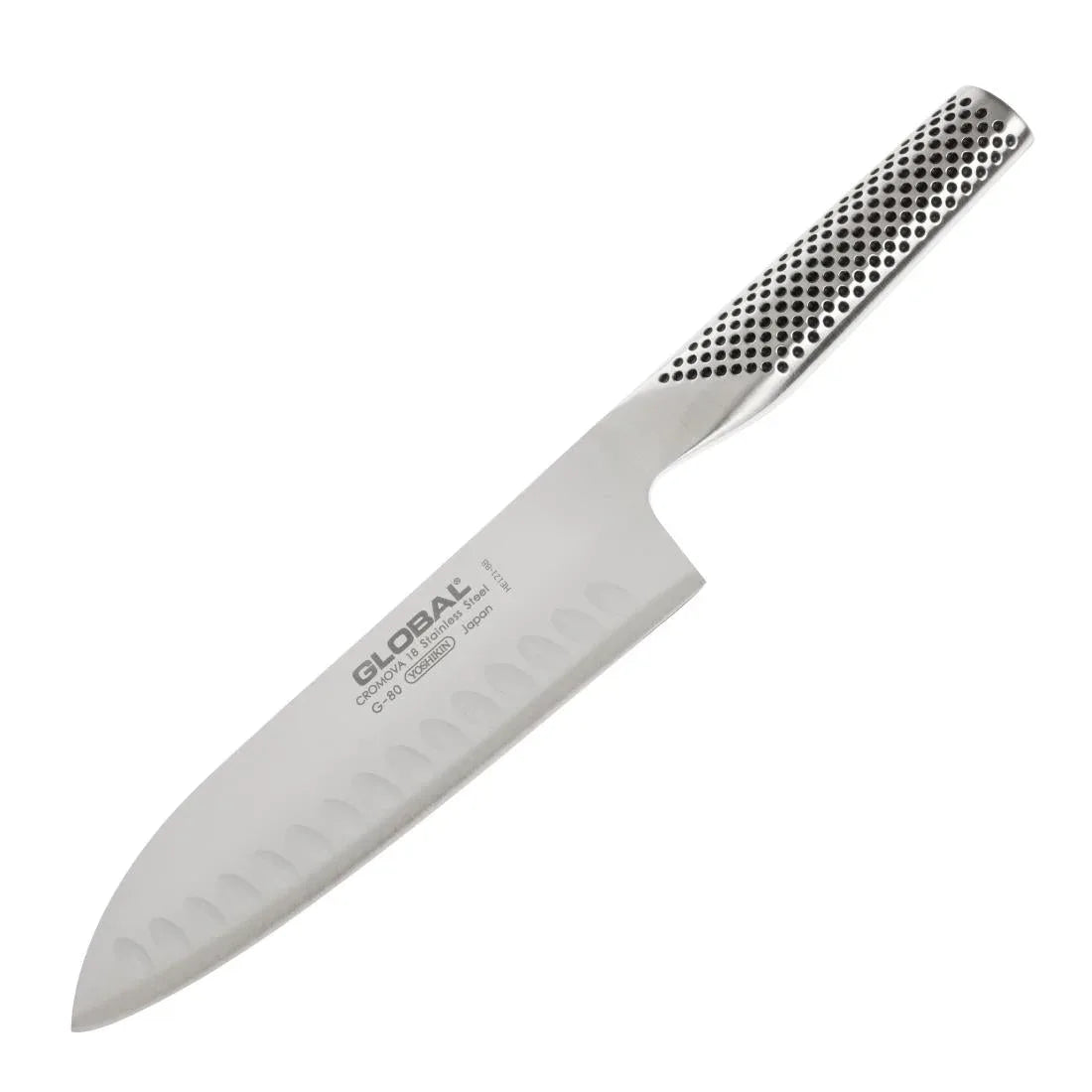 GH281 Global G 48 Santoku Fluted Knife 18cm - JD Catering Equipment Solutions Ltd