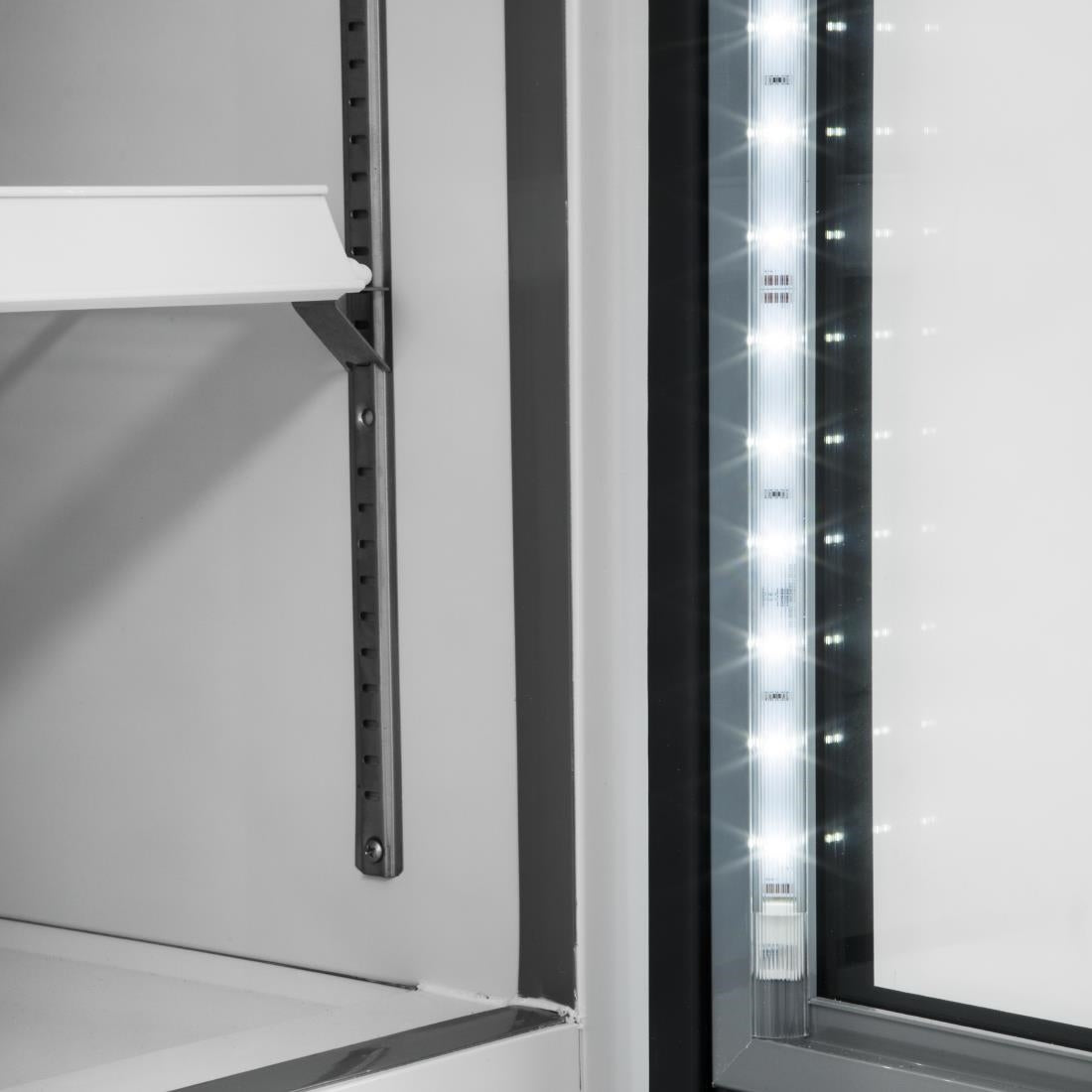 GH507 Polar G-Series Upright Display Freezer 920Ltr White JD Catering Equipment Solutions Ltd