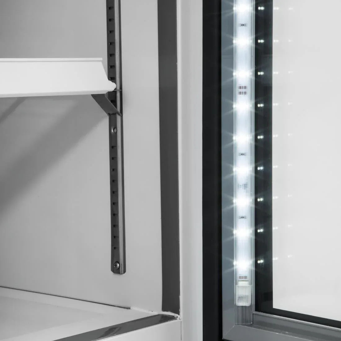 GH507 Polar G-Series Upright Display Freezer 920Ltr White - JD Catering Equipment Solutions Ltd