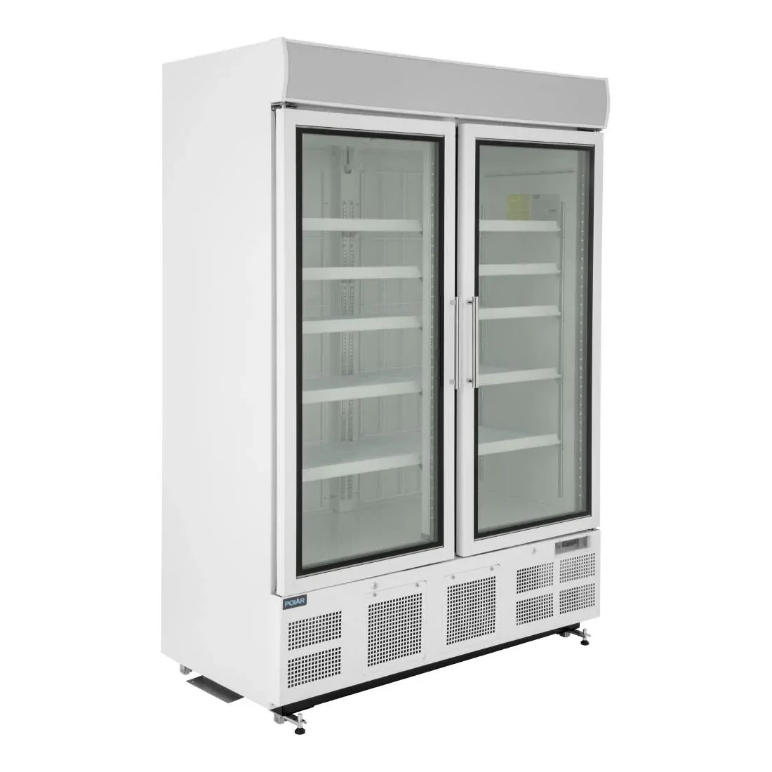 GH507 Polar G-Series Upright Display Freezer 920Ltr White - JD Catering Equipment Solutions Ltd