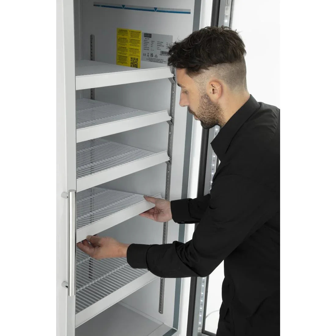 GH507 Polar G-Series Upright Display Freezer 920Ltr White - JD Catering Equipment Solutions Ltd