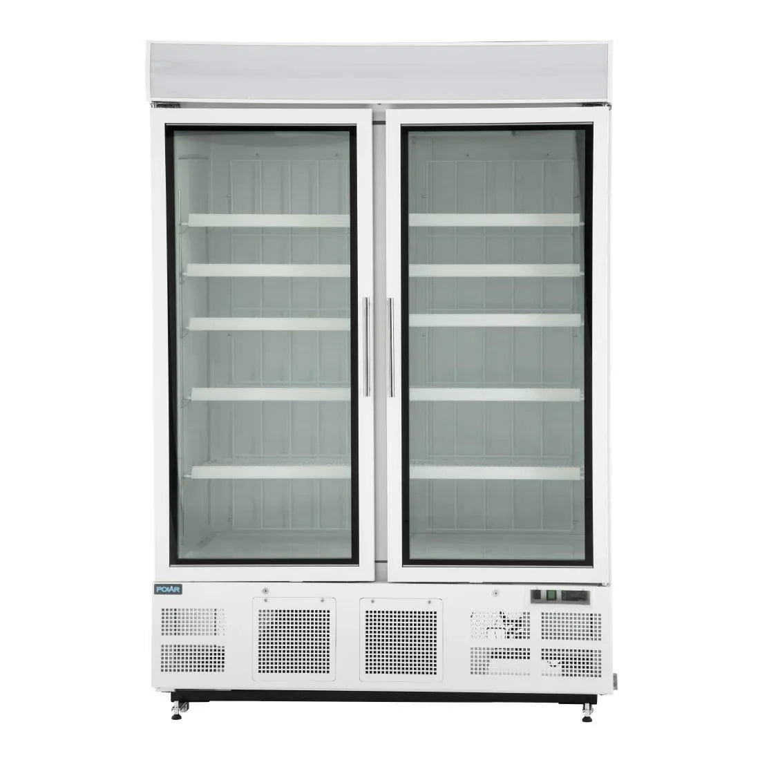 GH507 Polar G-Series Upright Display Freezer 920Ltr White - JD Catering Equipment Solutions Ltd