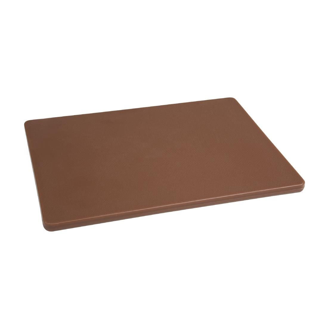 GH792 Hygiplas Low Density Brown Chopping Board Small JD Catering Equipment Solutions Ltd