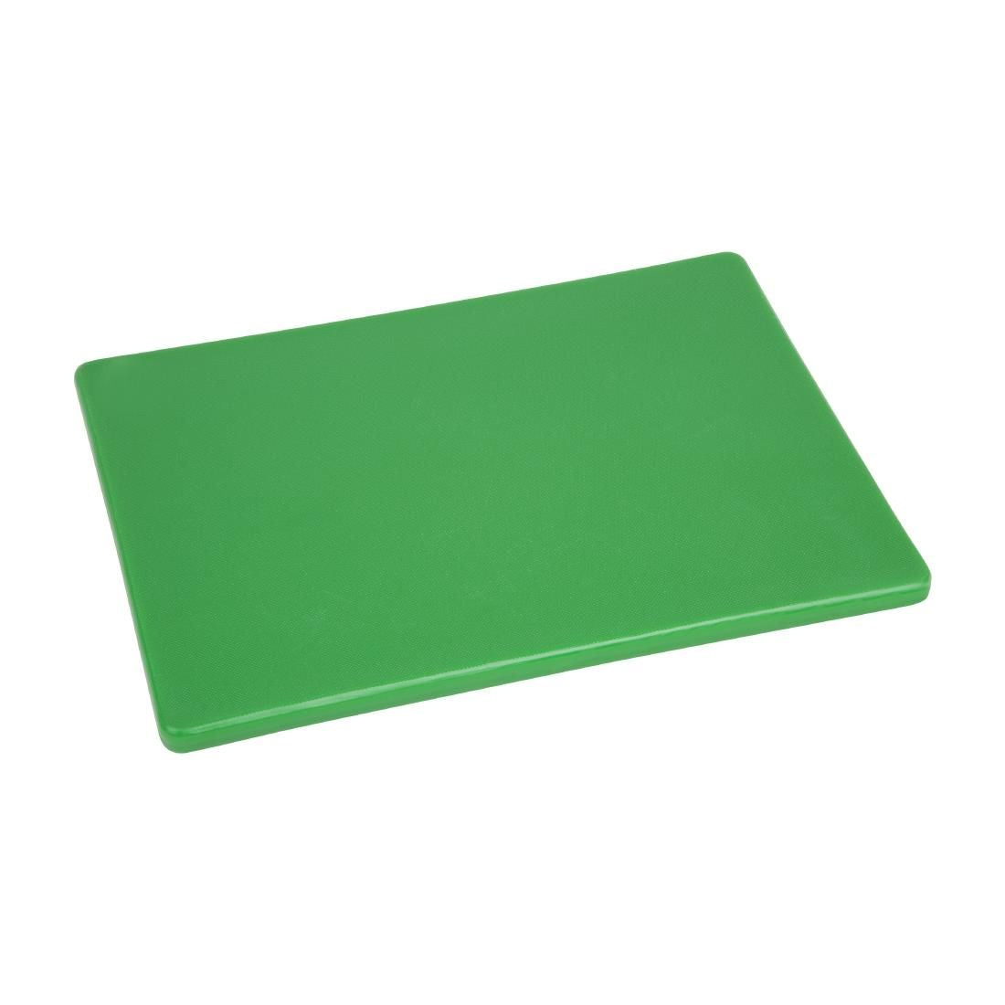 GH793 Hygiplas Low Density Green Chopping Board Small JD Catering Equipment Solutions Ltd