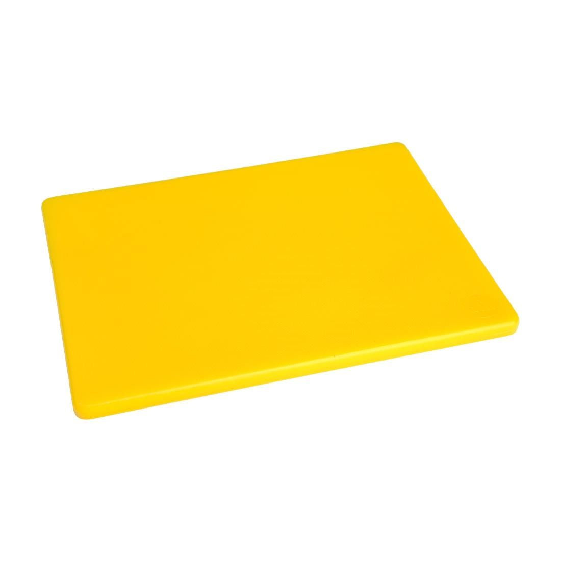 GH796 Hygiplas Low Density Yellow Chopping Board Small JD Catering Equipment Solutions Ltd