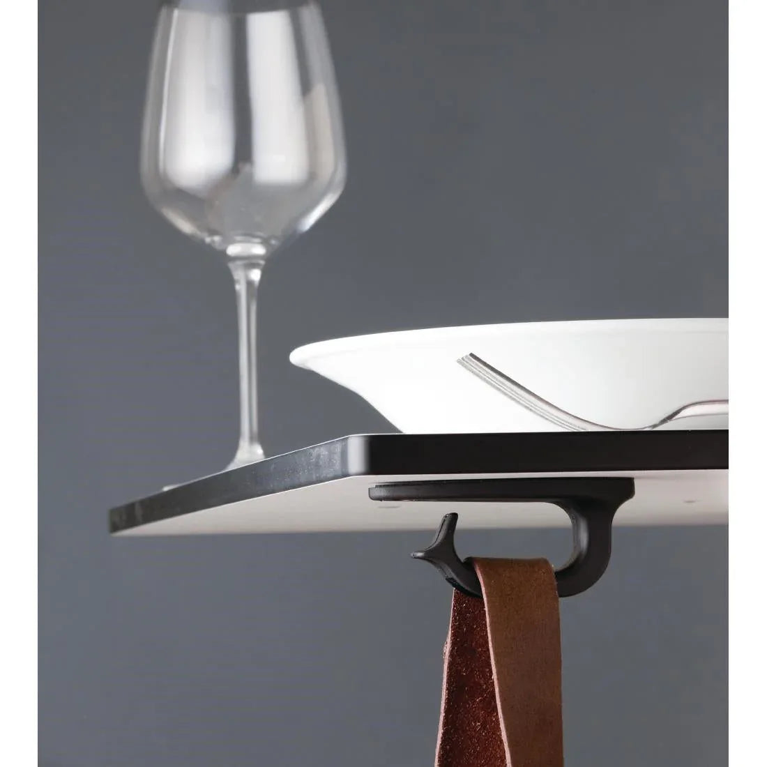 GH867 Chelsea Table Bag Hook Black (Pack of 10) - JD Catering Equipment Solutions Ltd