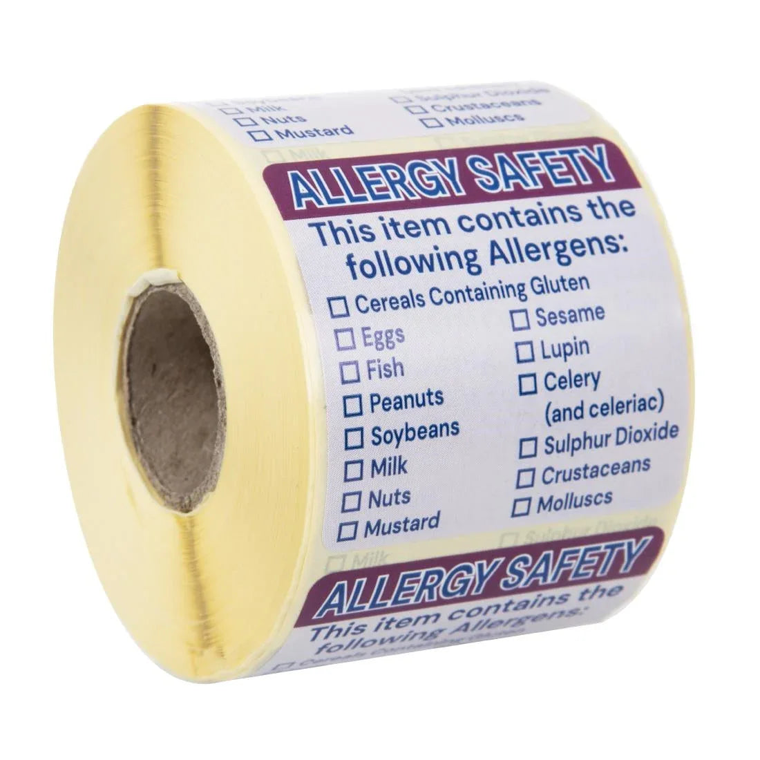 GJ058 Vogue Allergen Food Labels (Pack of 500) - JD Catering Equipment Solutions Ltd