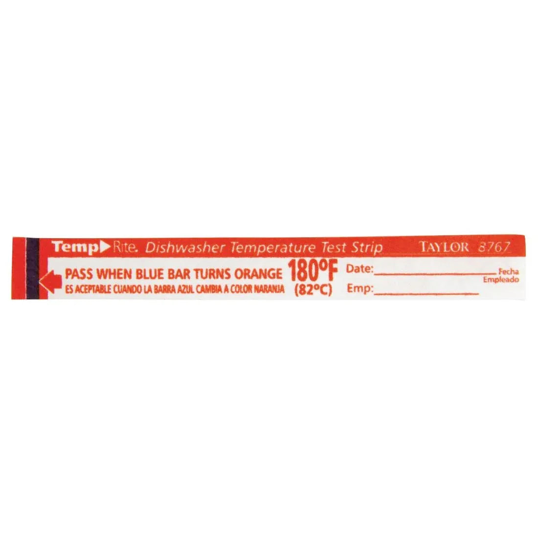 GJ059 Dishwasher Temperature Test Strip (Pack of 25) - JD Catering Equipment Solutions Ltd