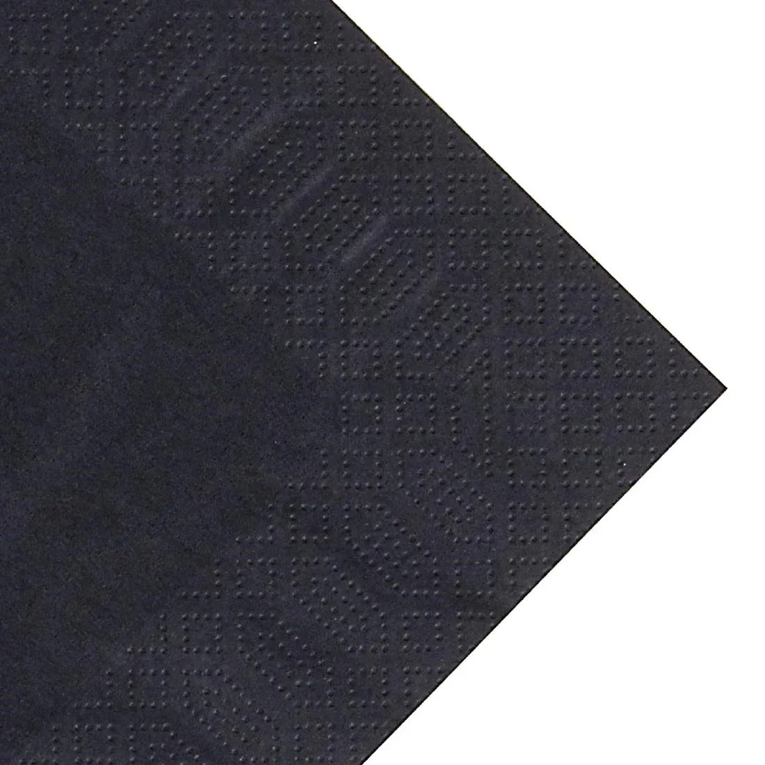 GJ113 Duni Dinner Napkin Black 40x40cm 3ply 1/4 Fold (Pack of 1000) - JD Catering Equipment Solutions Ltd