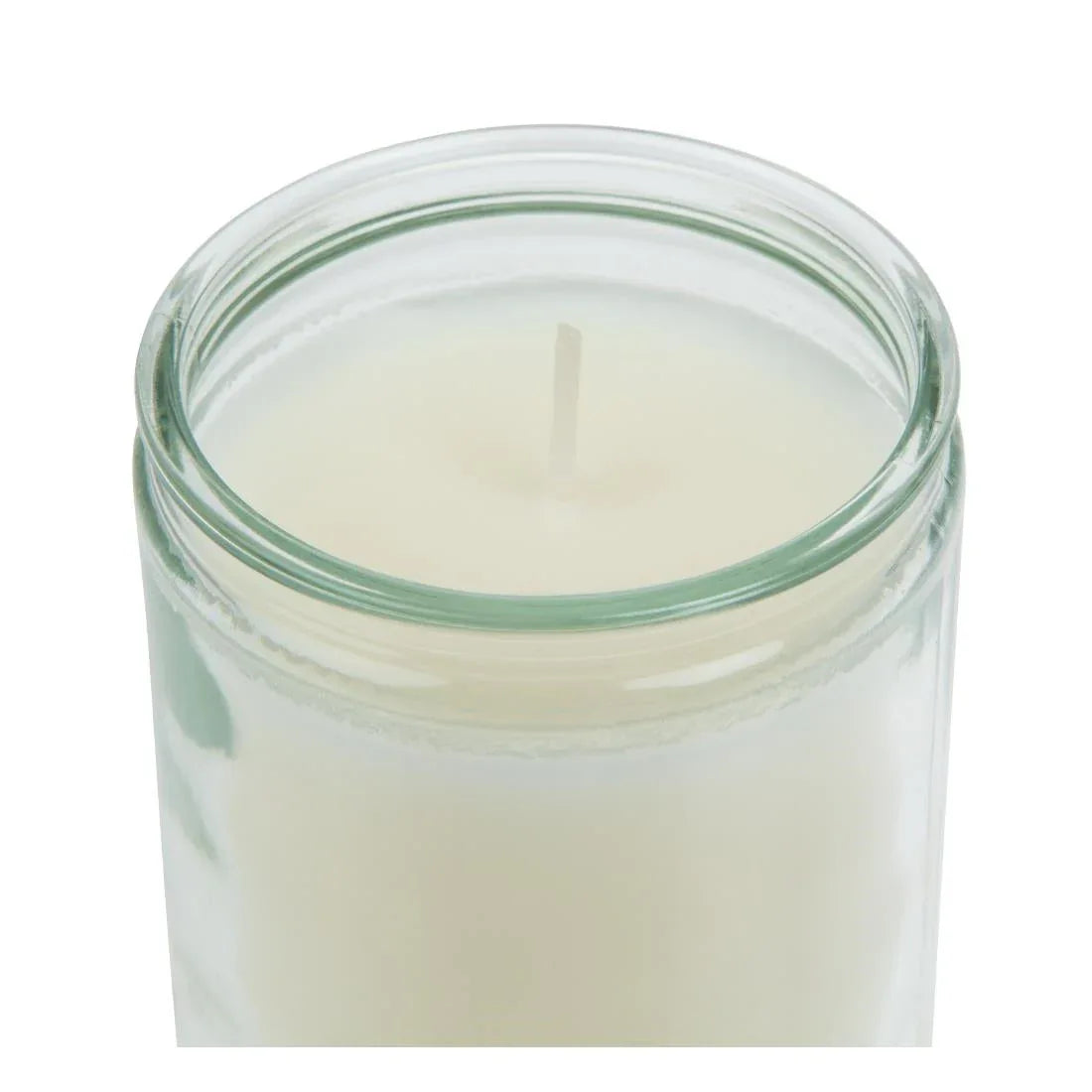 GJ469 Star Light Clear Glass Candle Jars (Pack of 8) - JD Catering Equipment Solutions Ltd