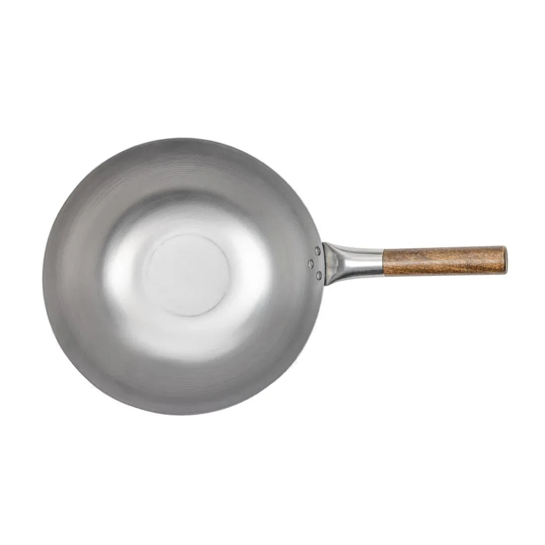 GJ493 London Wok Flat Bottom Wok 305mm - JD Catering Equipment Solutions Ltd