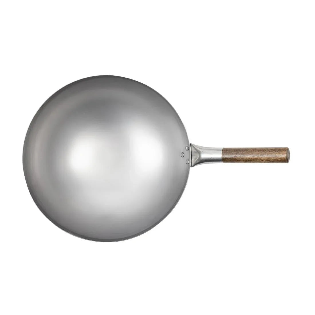 GJ495 London Wok Round Bottom Wok 330mm - JD Catering Equipment Solutions Ltd
