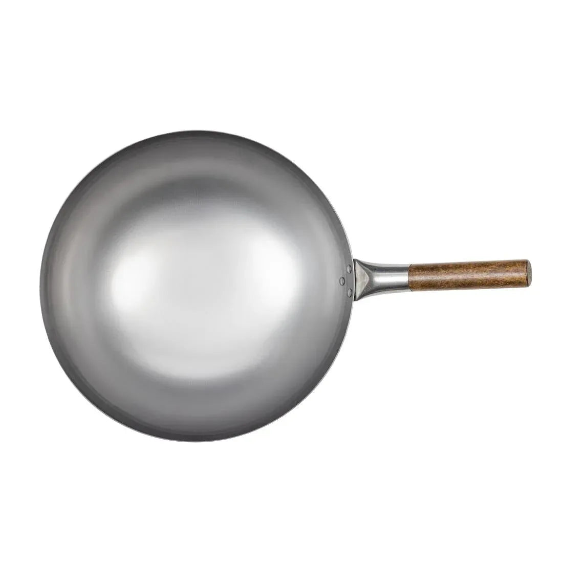 GJ496 London Wok Round Bottom Wok 356mm - JD Catering Equipment Solutions Ltd