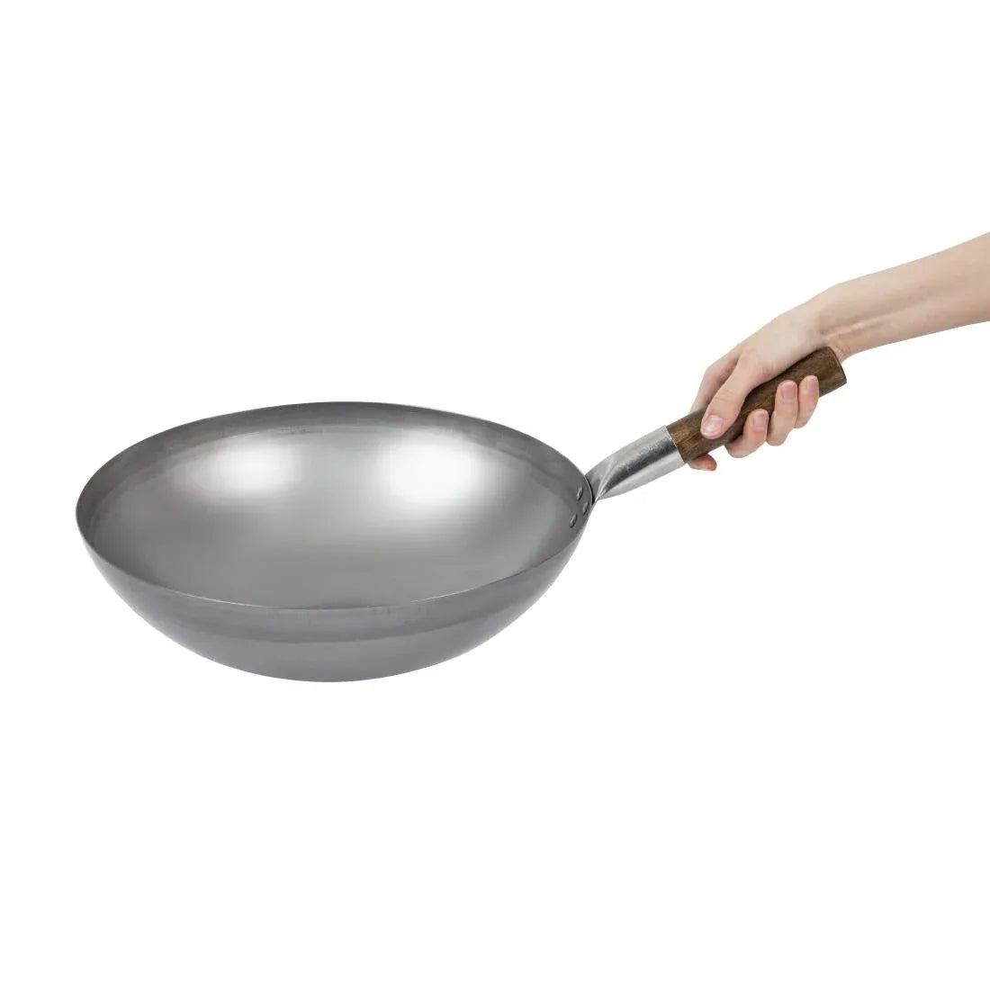 GJ496 London Wok Round Bottom Wok 356mm - JD Catering Equipment Solutions Ltd