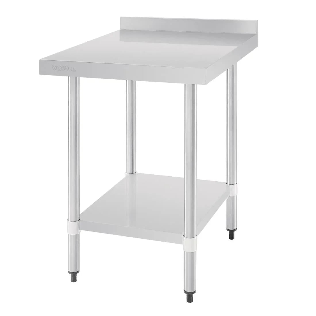 GJ505 Vogue Stainless Steel Table with Upstand 600mm - JD Catering Equipment Solutions Ltd