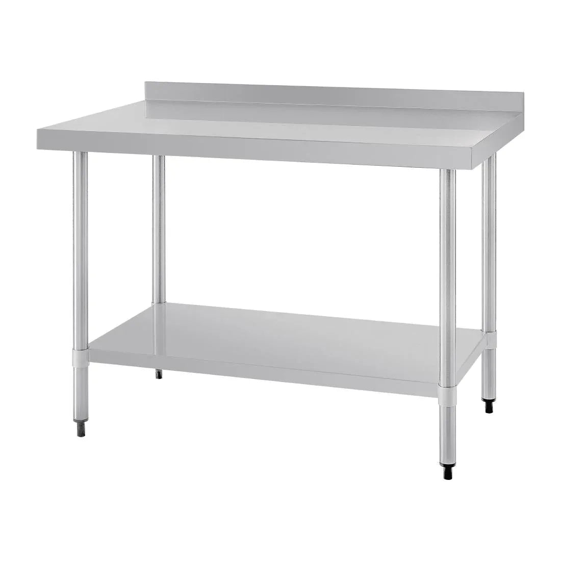 GJ507 Vogue Stainless Steel Table with Upstand 1200mm - JD Catering Equipment Solutions Ltd