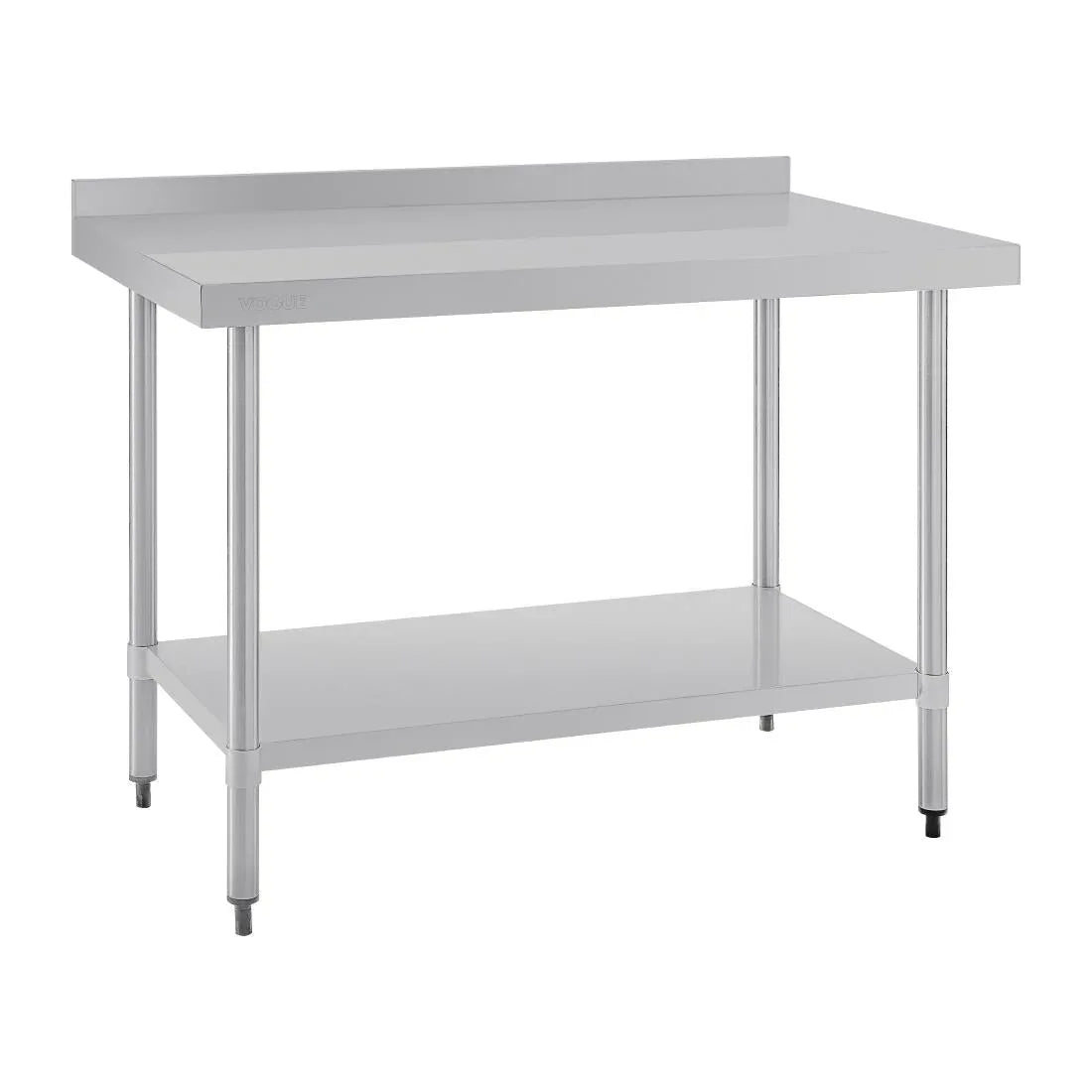GJ507 Vogue Stainless Steel Table with Upstand 1200mm - JD Catering Equipment Solutions Ltd