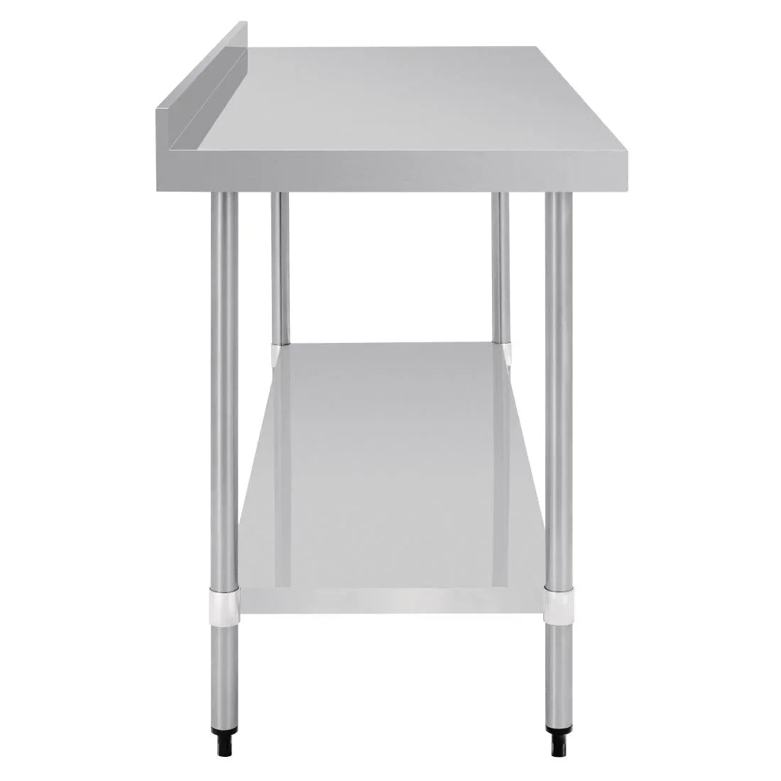 GJ509 Vogue Stainless Steel Table with Upstand 1800mm - JD Catering Equipment Solutions Ltd