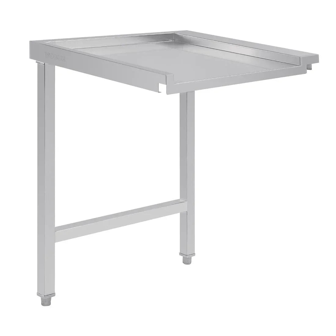 GJ534 Vogue Pass Through Dishwash Table Right 600mm - JD Catering Equipment Solutions Ltd