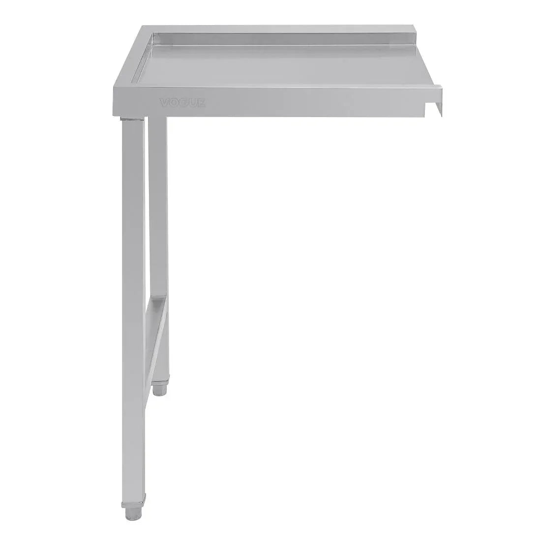 GJ534 Vogue Pass Through Dishwash Table Right 600mm - JD Catering Equipment Solutions Ltd